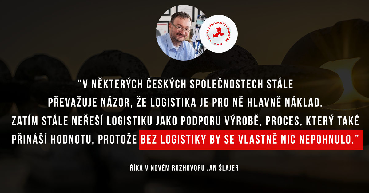 Jan Šlajer o logistice, rodině a prediktivní simulaci